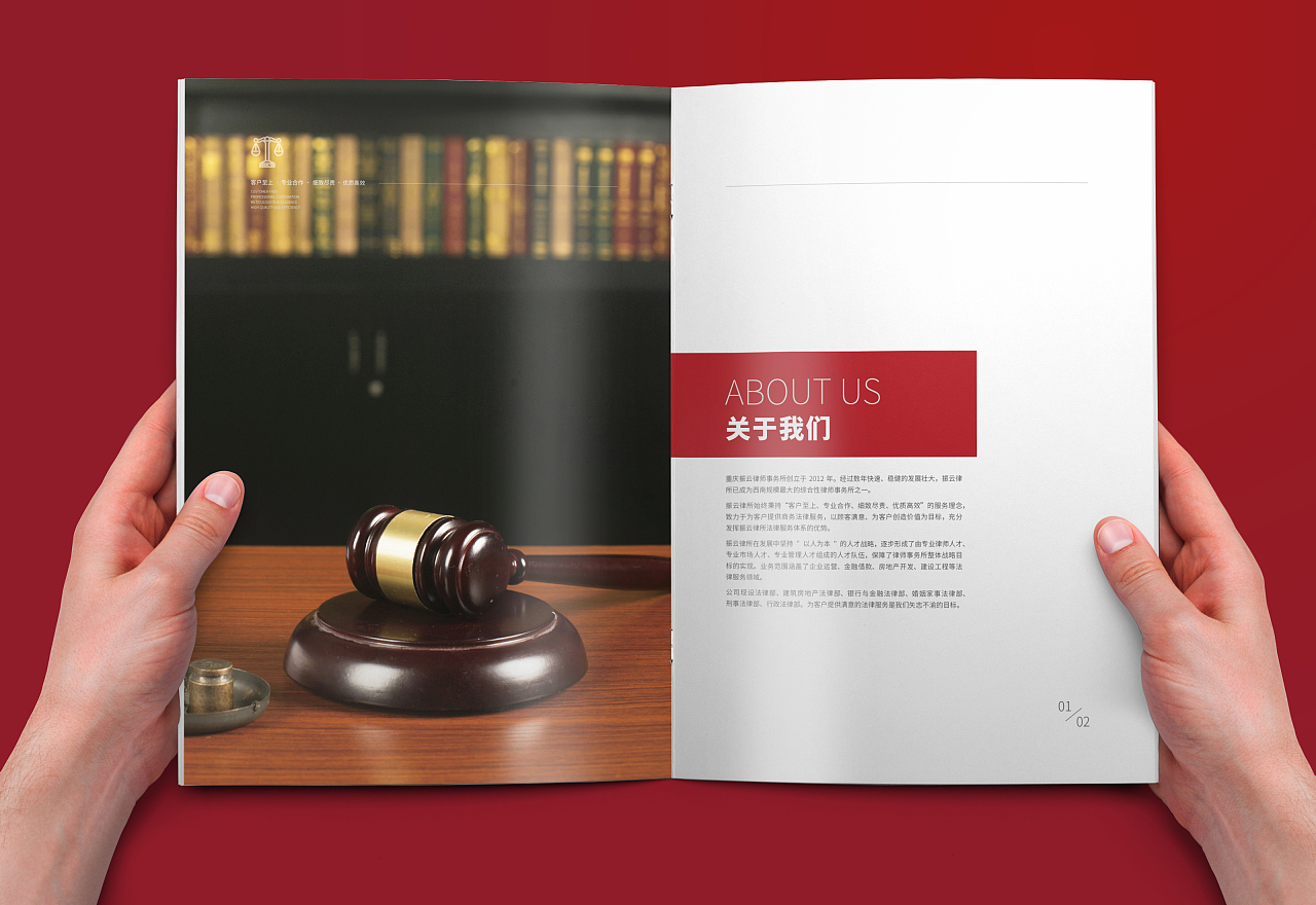 律师事务所画册设计_苏州道金宣传册设计