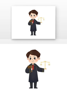 律师咨询日卡通元素